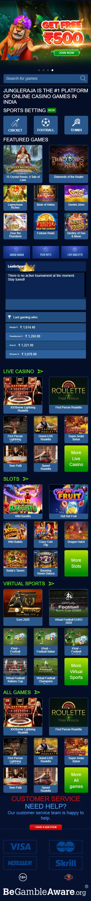 Take your gaming to new heights with Jungle Raja